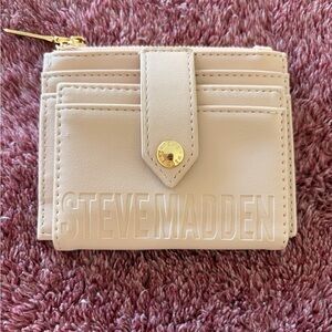 Steve Madden Powder Pink Wallet with Gold Accent